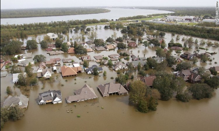 Воден апокалипсис в Луизиана (видео)