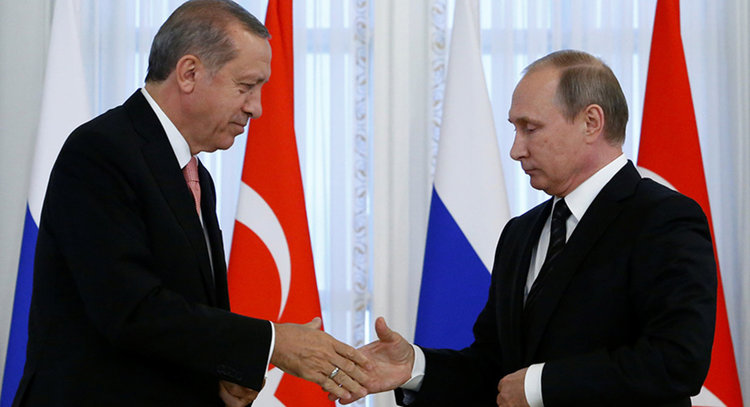 Путин и Ердоган съгласуваха координиране на единен фронт срещу тероризма в Сирия