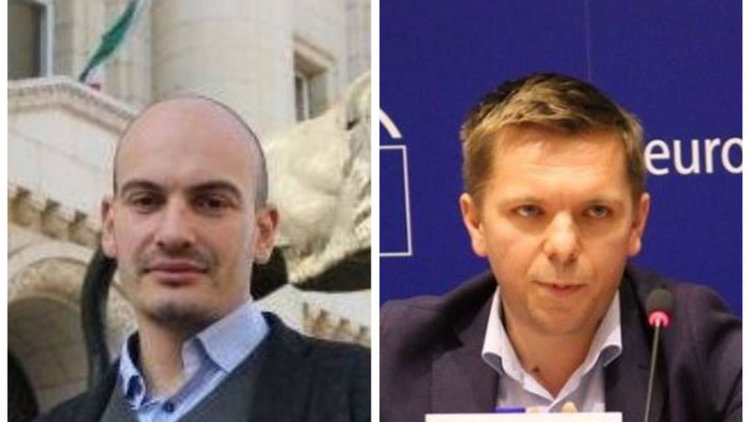 Протест срещу действията на българската полиция и ареста на разследващите журналисти