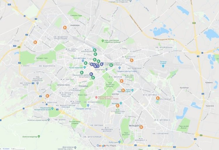 На 25 места в София ще изграждат зарядни станции за електромобили