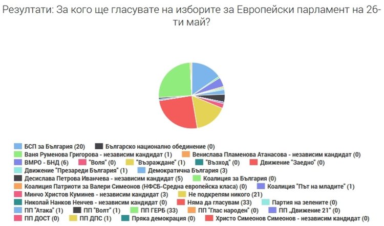 40% от димитровградчани няма да подкрепят никой на Евроизборите
