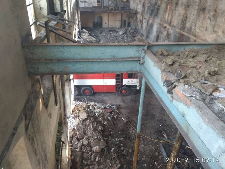Пожар в Захарния комбинат в Пловдив