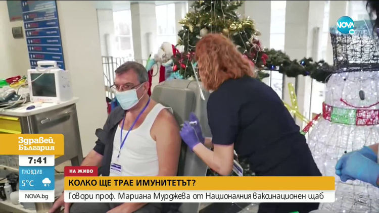 Национално проучване проследява ефективността на ваксината срещу COVID-19 в България