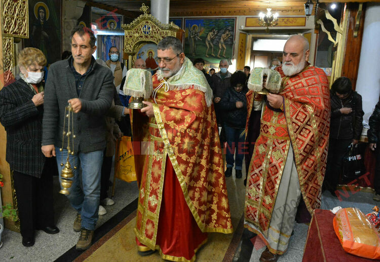 Почетоха Св.Димитър в едноименния храм в Димитровград