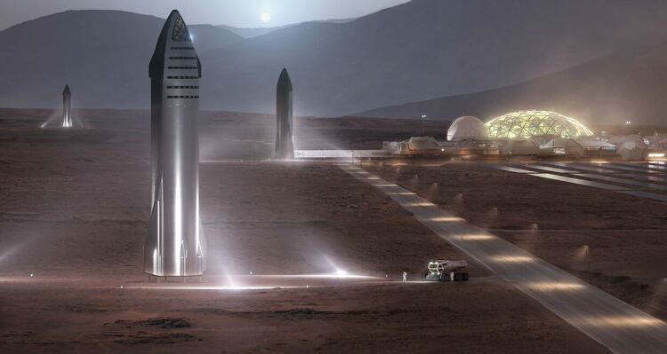 SpaceX публикува подробен план за изграждането на колония на Марс