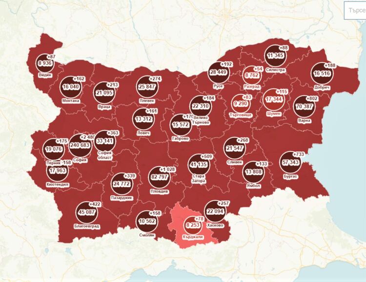 Хасково влезе в 3-я етап на прилагане на ковид мерките, заведенията затварят в 22 часа