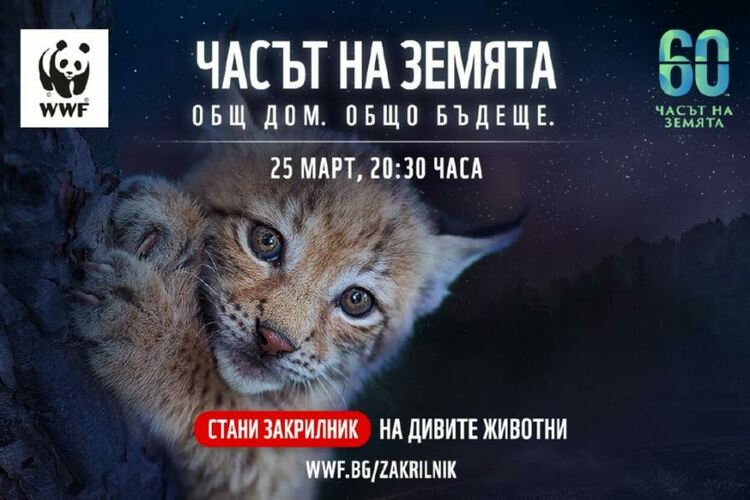  Часът на Земята с фокус върху възстановяването на местообитания