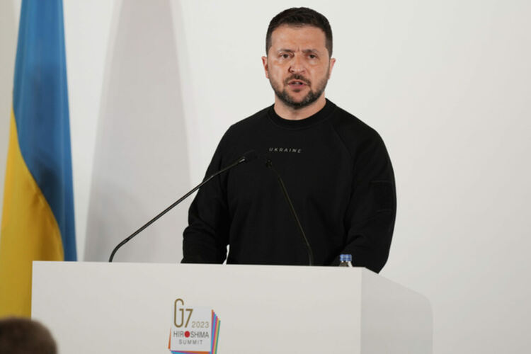 Зеленски заяви на срещата на Г-7, че "към днешна дата Бахмут не е окупиран от Русия"
