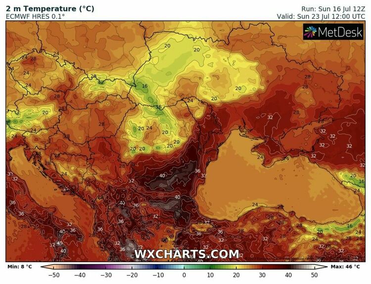 До края на юли оставаме в плен на африканска жега и сахарски прах