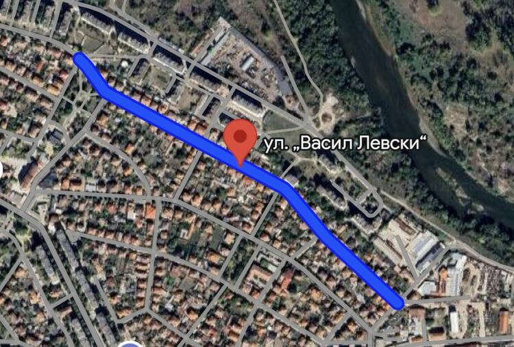 Временна организация на движението по ул. "Васил Левски" в Димитровград