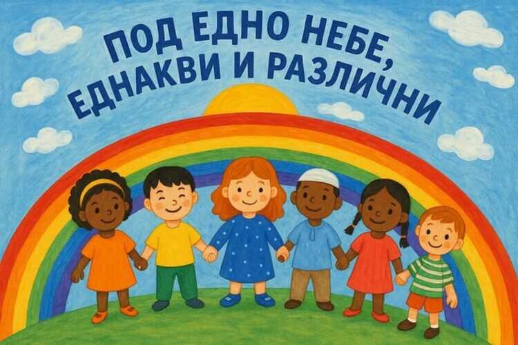 Награждават отличените ученици в конкурса за рисунка на тема „Под едно небе, еднакви и различни”