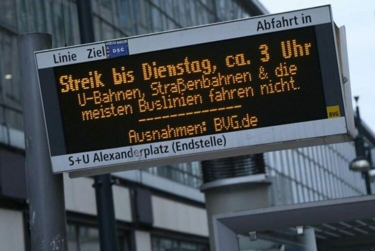 Стачка спря транспорта в Германия